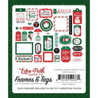 Echo Park Christmas Express Frame And Tags sce455025 Packaging View
