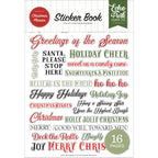 Echo Park Christmas Phrases Sticker Book cp532029