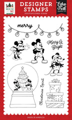 Echo Park Christmas Spirit Clear Stamps And Dies Bundle MMC520048 Stamp Set Alone
