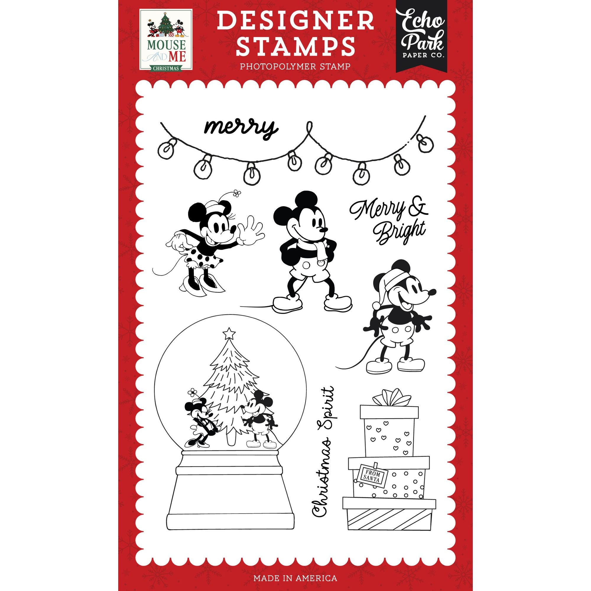 Echo Park Christmas Spirit Clear Stamps mmc520048