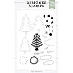 Echo Park Christmas Trees Stamps And Dies Bundle EPSTAMP218