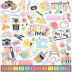 Echo Park Craft Room 12 x 12 Collection Kit crm492016 Cardstock Stickers