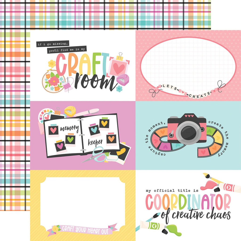 Echo Park Craft Room 12 x 12 Collection Kit crm492016 Creative Chaos