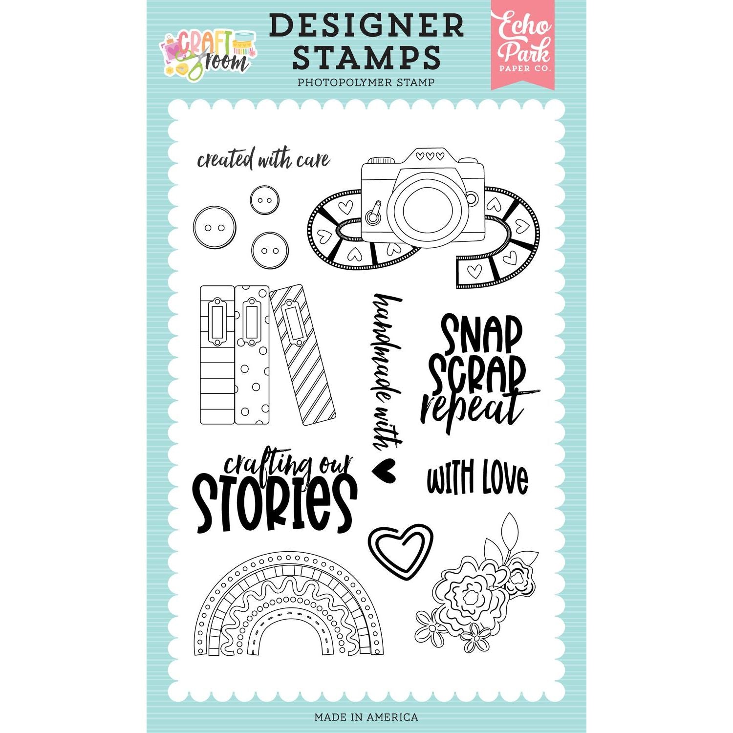Echo Park Crafted With Care Clear Stamps crm492041