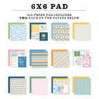 Echo Park Dragonfly 6 x 6 Paper Pad dgf547023 Detailed Pattern Images