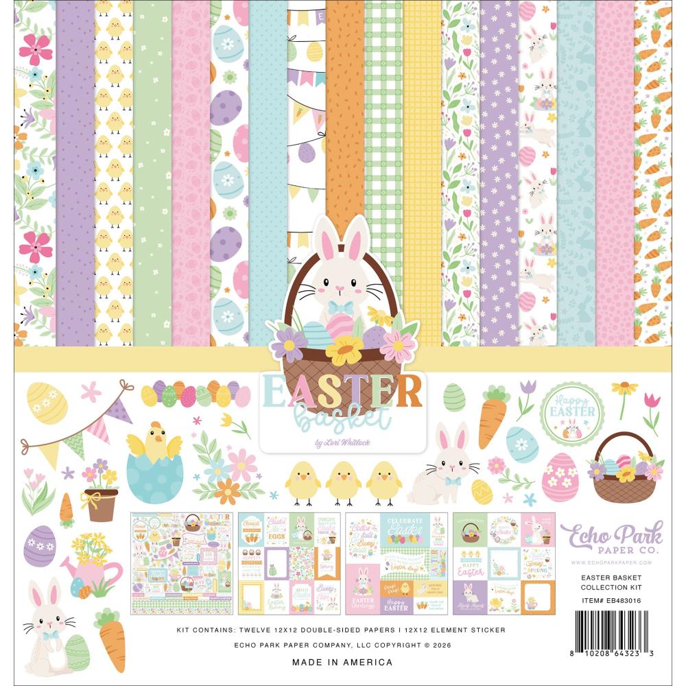 Echo Park Easter Basket 12 x 12 Collection Kit eb483016