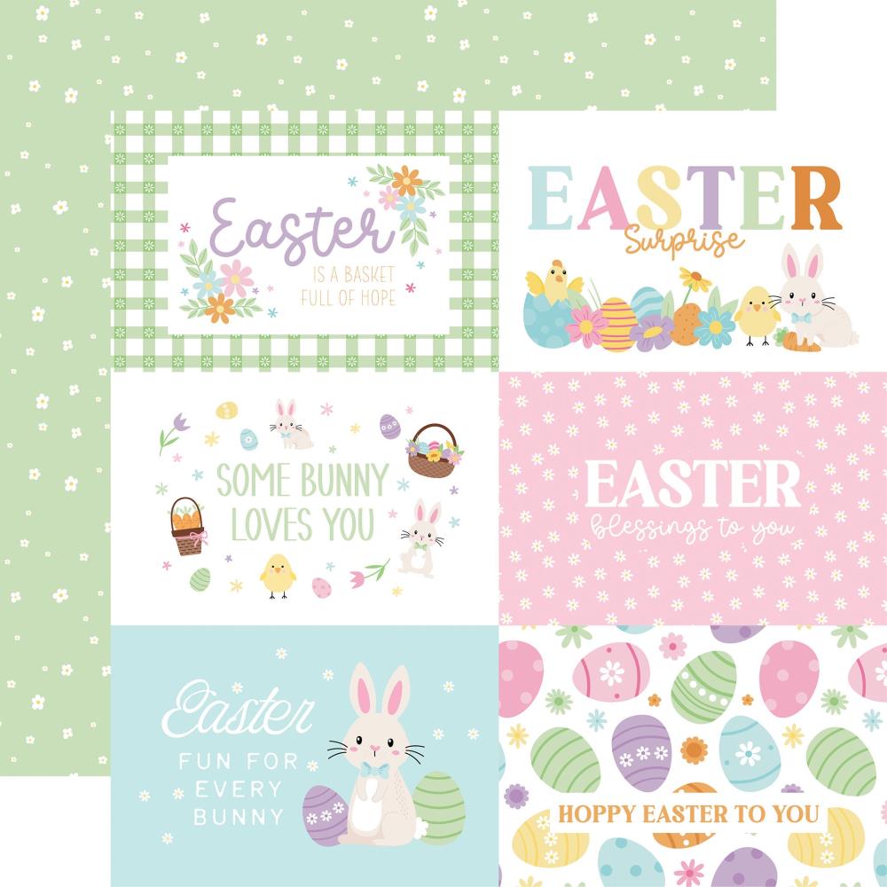 Echo Park Easter Basket 12 x 12 Collection Kit eb483016 6x4 Journaling Cards
