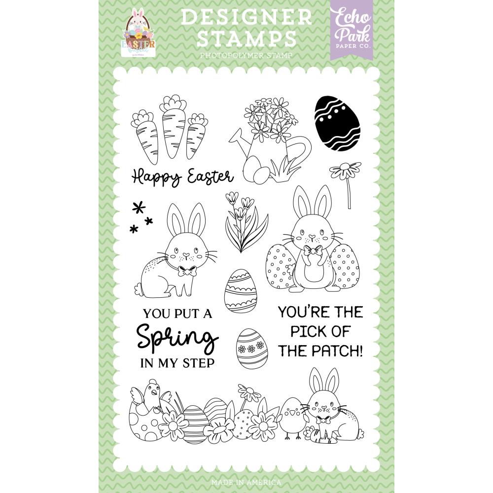 Echo Park Easter Icon Strip Clear Stamps eb483044