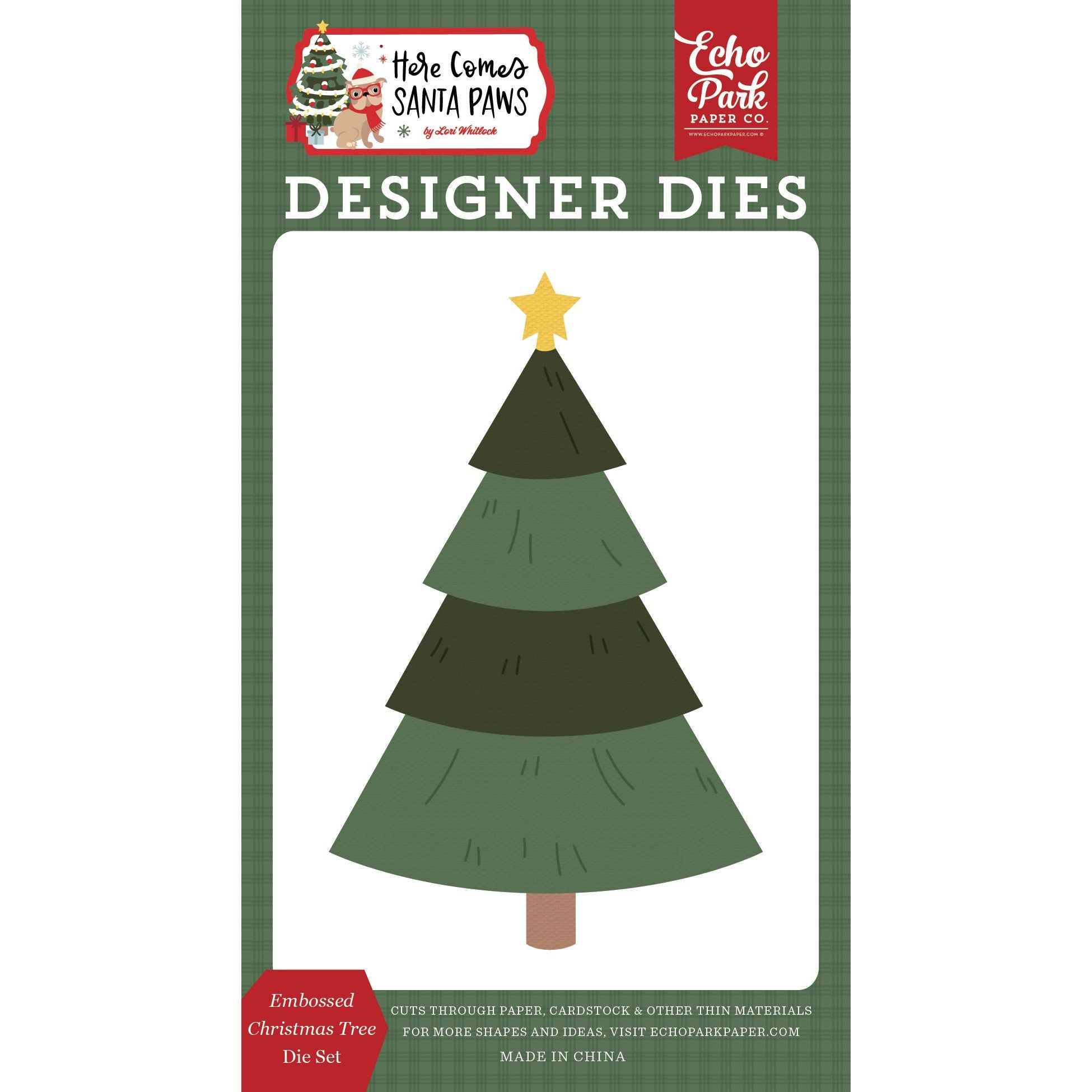 Echo Park Embossed Christmas Tree Dies hcsp517040