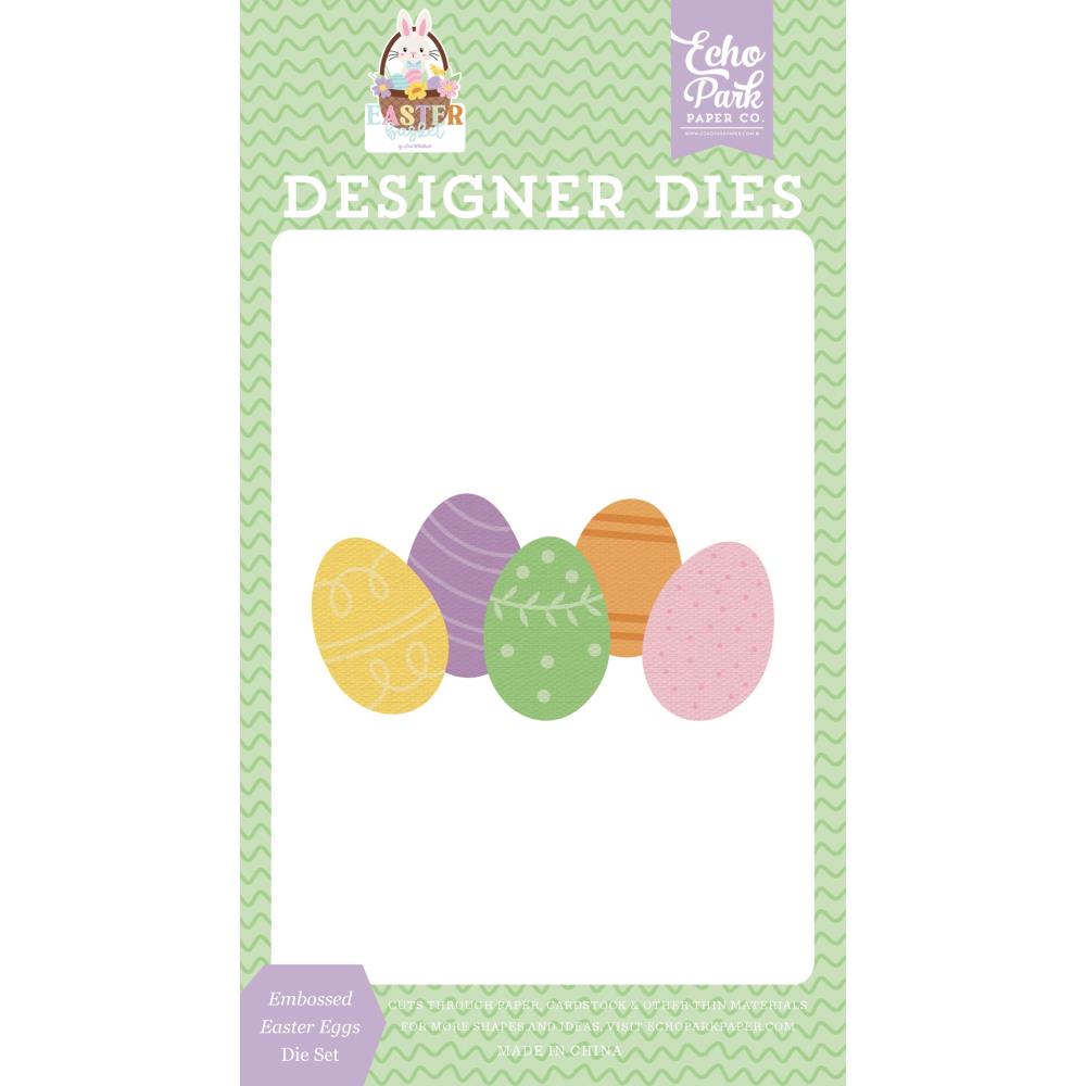 Echo Park Embossed Easter Eggs Dies eb483042