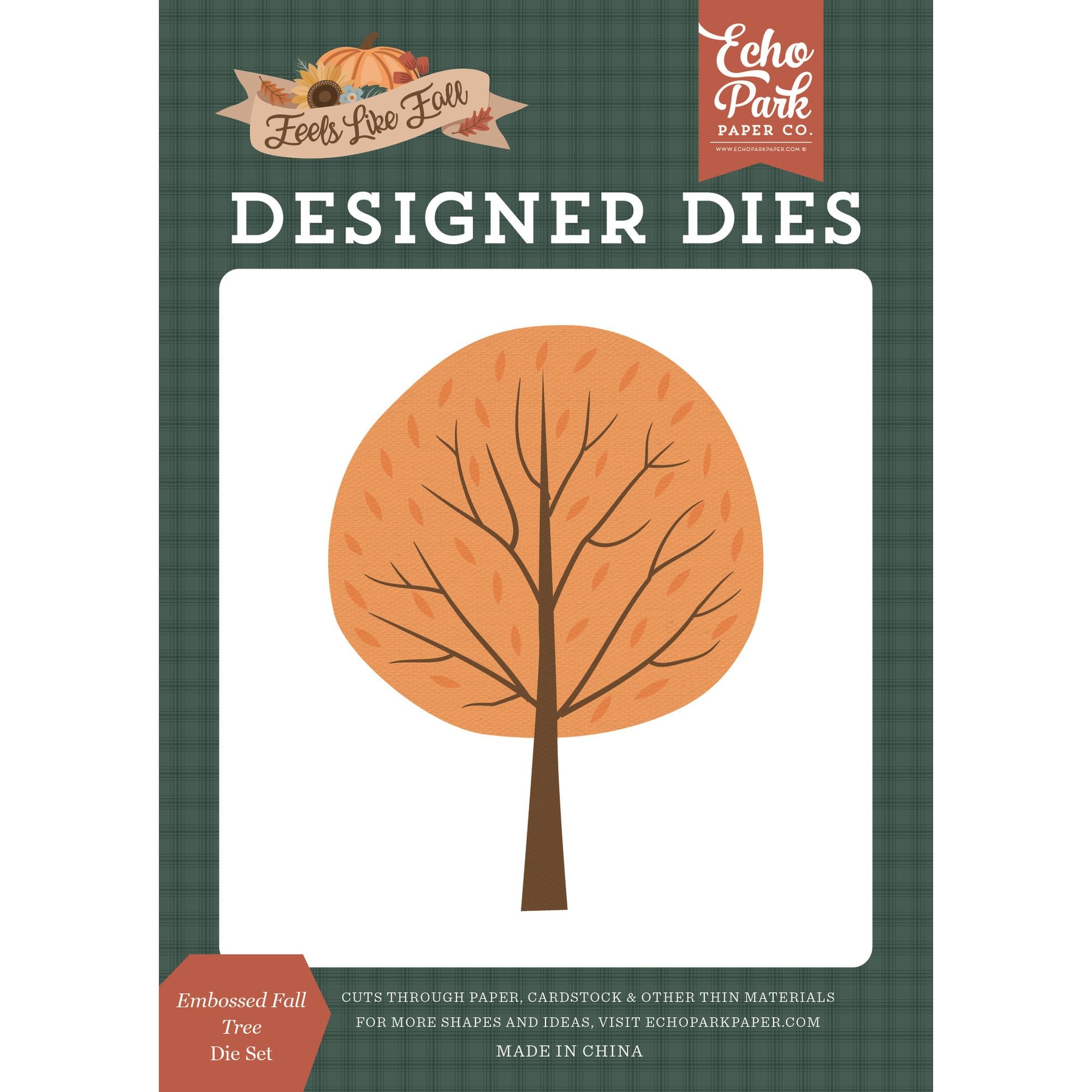 Echo Park Embossed Fall Tree Dies flf514040