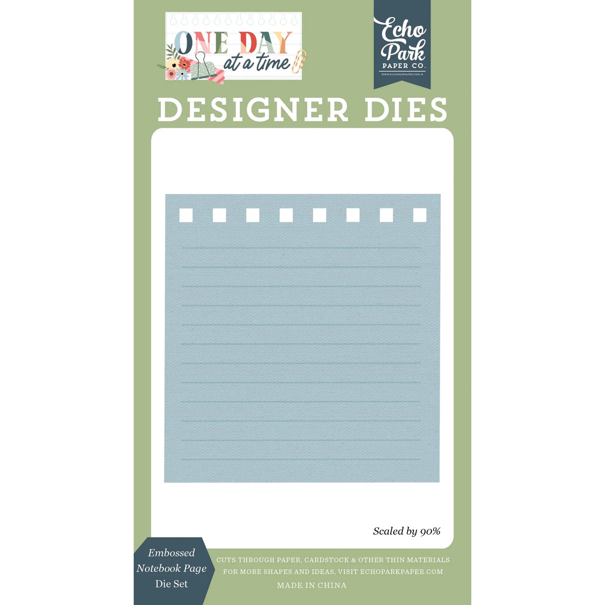 Echo Park Embossed Notebook Page Die odt546041