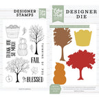 Echo Park Fall Trees Stamps And Dies Bundle