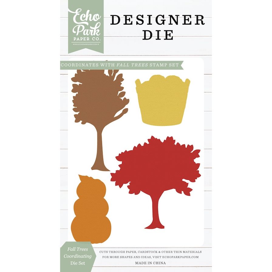 Echo Park Fall Trees Stamps And Dies Bundle EPPDIE1444