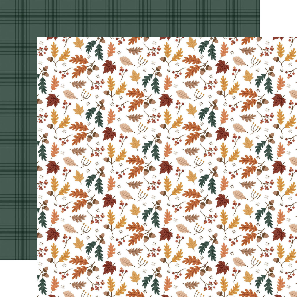 Echo Park Feels Like Fall 12 x 12 Mega Bundle flf514050 Fallen Fall Foliage