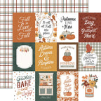 Echo Park Feels Like Fall 12 x 12 Mega Bundle flf514050 Journaling Cards