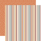 Echo Park Feels Like Fall 12 x 12 Mega Bundle flf514050 Pumpkin Spice Stripes