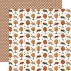 Echo Park Feels Like Fall 12 x 12 Mega Bundle flf514050 Wheelbarrows And Leaves