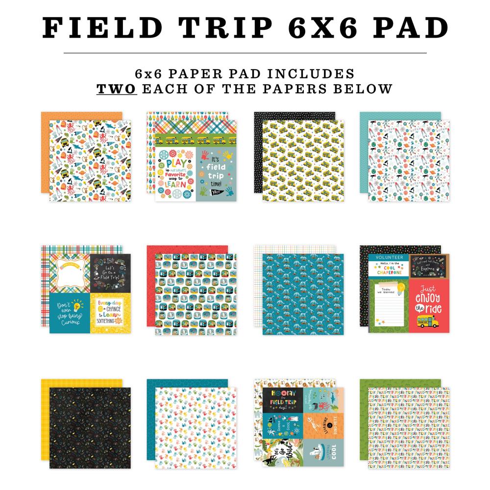 Echo Park Field Trip 6 x 6 Paper Pad ft478023 Product Images