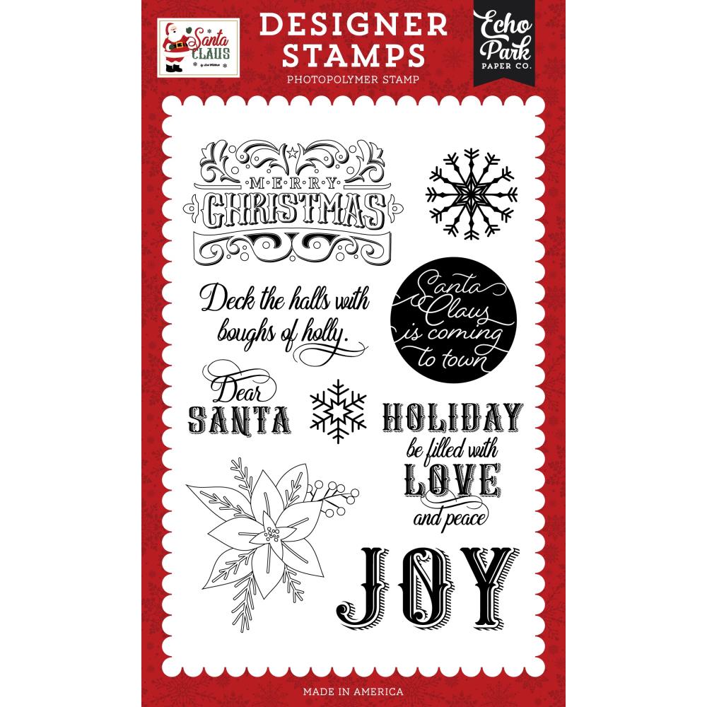 Echo Park Filled With Love And Peace Clear Stamps sc457046