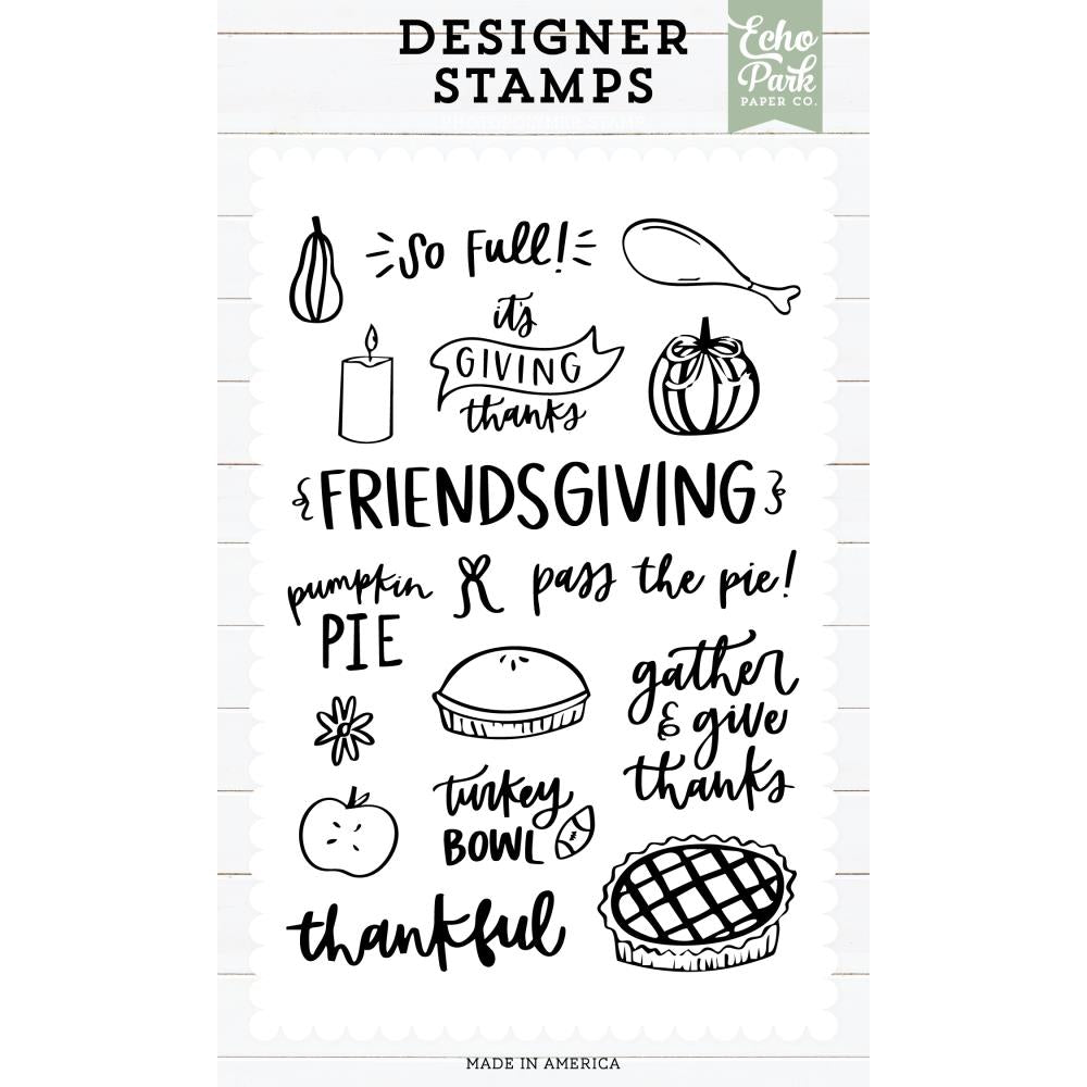 Echo Park Friendsgiving Clear Stamps epstamp215