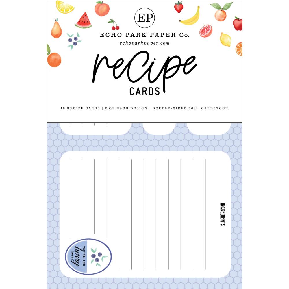 Echo Park Fruit Stand Recipes Cards rc112