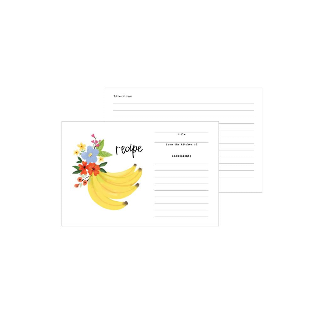 Echo Park Fruit Stand Recipes Cards rc112 Ingredients Card