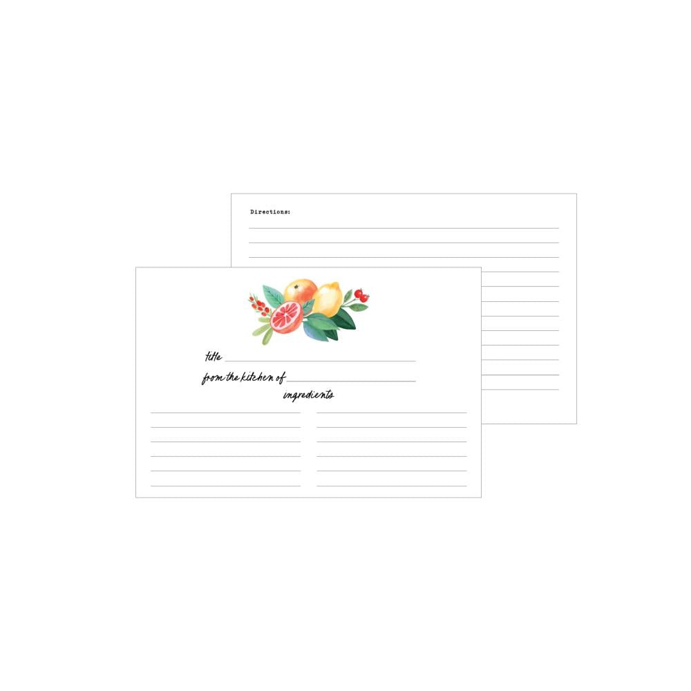 Echo Park Fruit Stand Recipes Cards rc112 Kitchen Cards