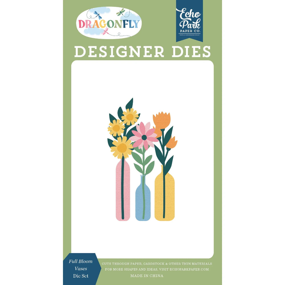 Echo Park Full Bloom Vases Dies dgf547042