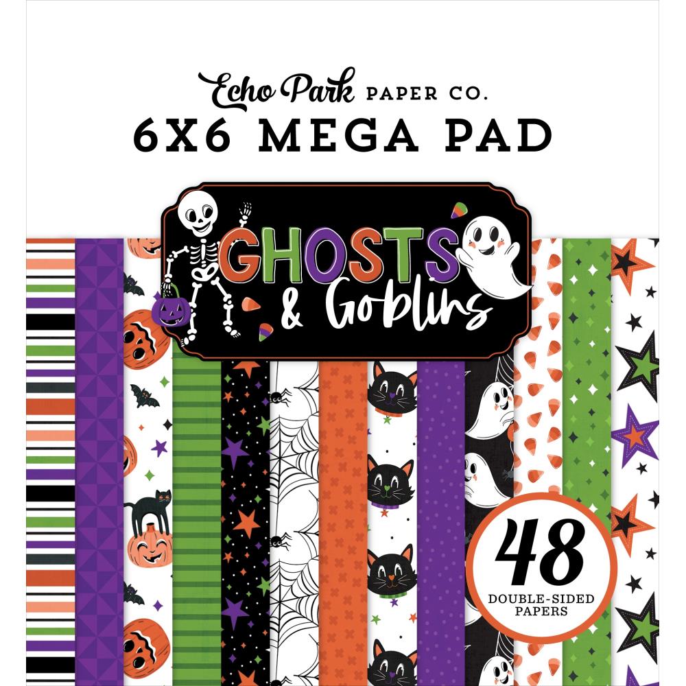 Echo Park Ghosts And Goblins 6 x 6 Mega Paper Pad gg451031