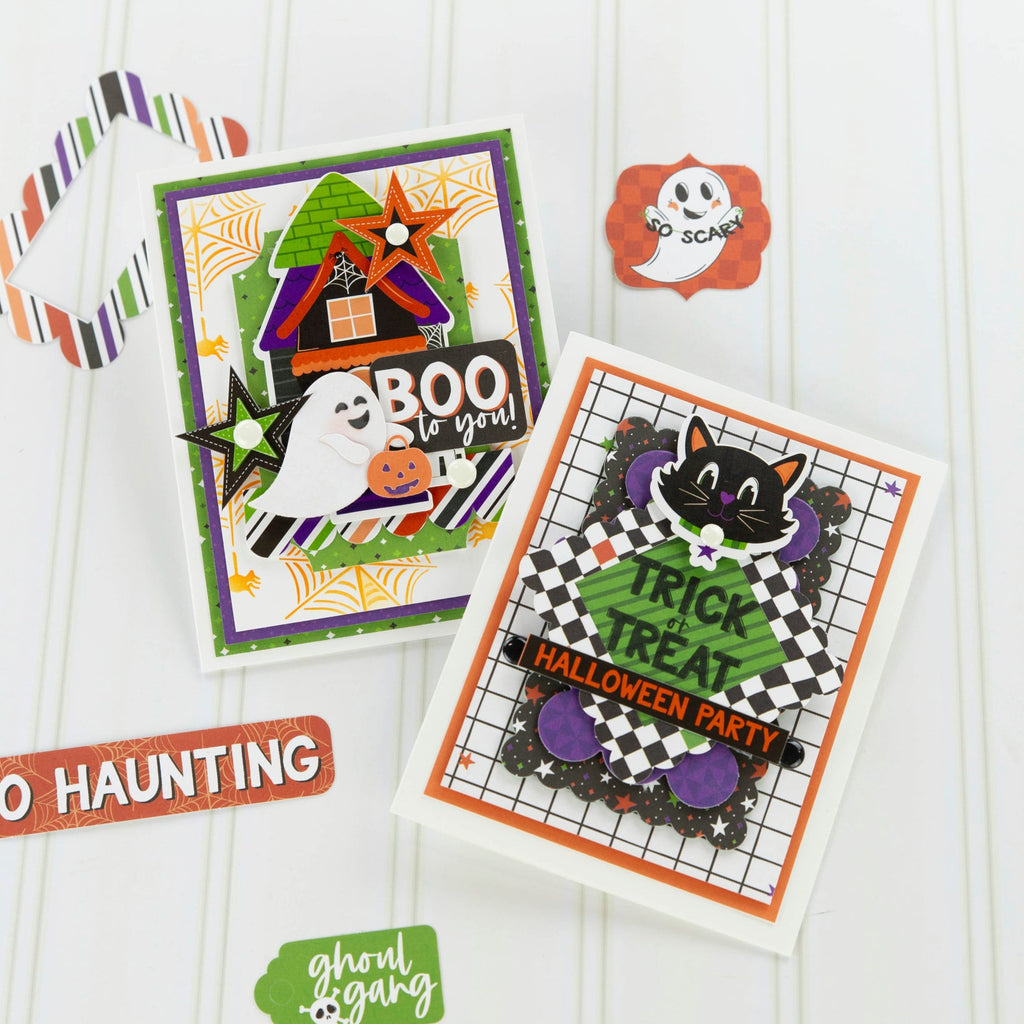 Echo Park Ghosts And Goblins 6 x 6 Mega Paper Pad gg451031 Halloween Cards