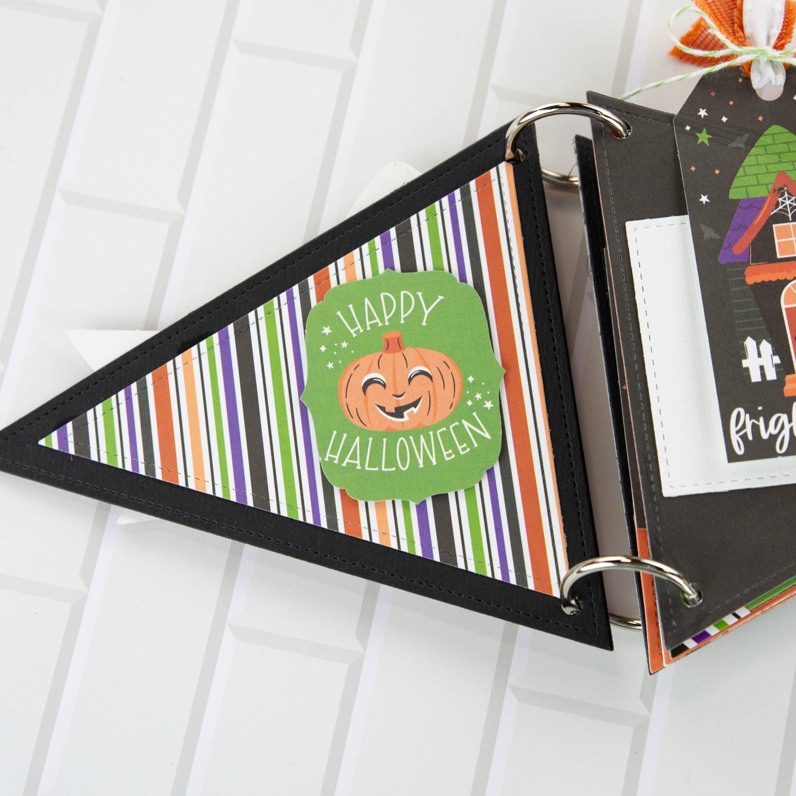 Echo Park Ghosts And Goblins Ephemera gg451024 Happy Halloween Pumpkin