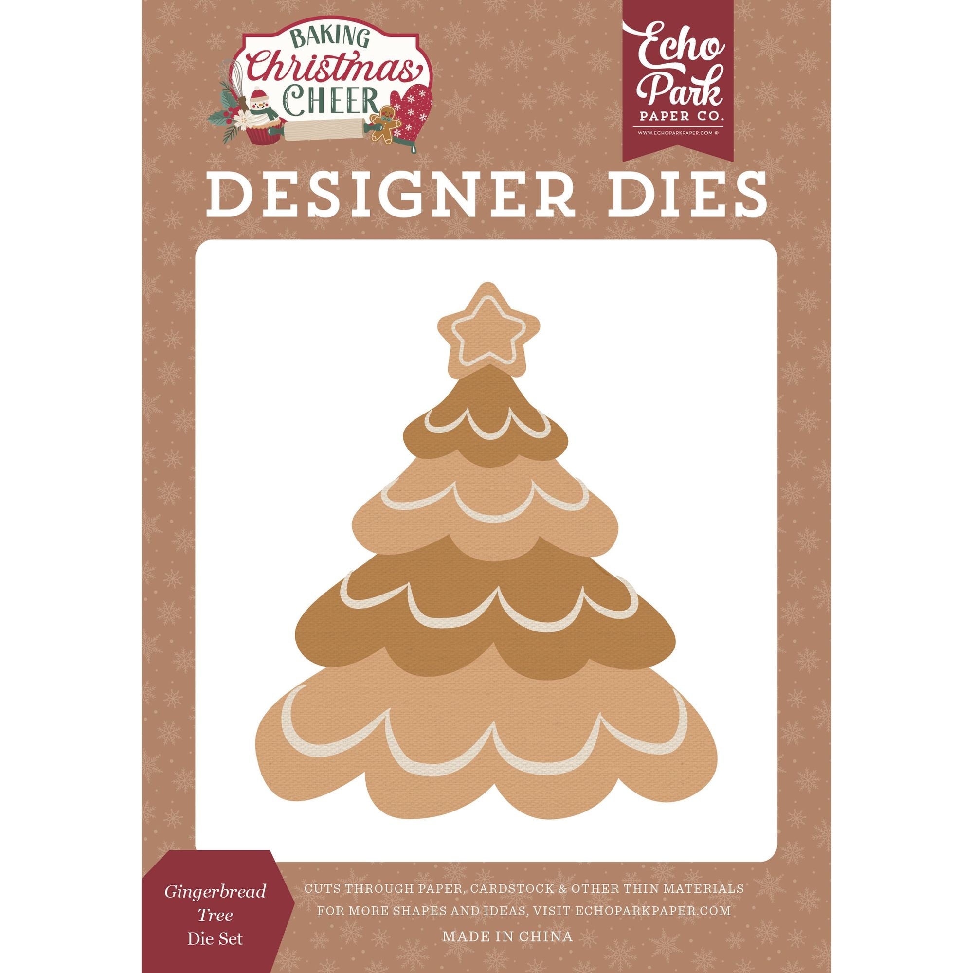 Echo Park Gingerbread  Tree Dies bcc516044