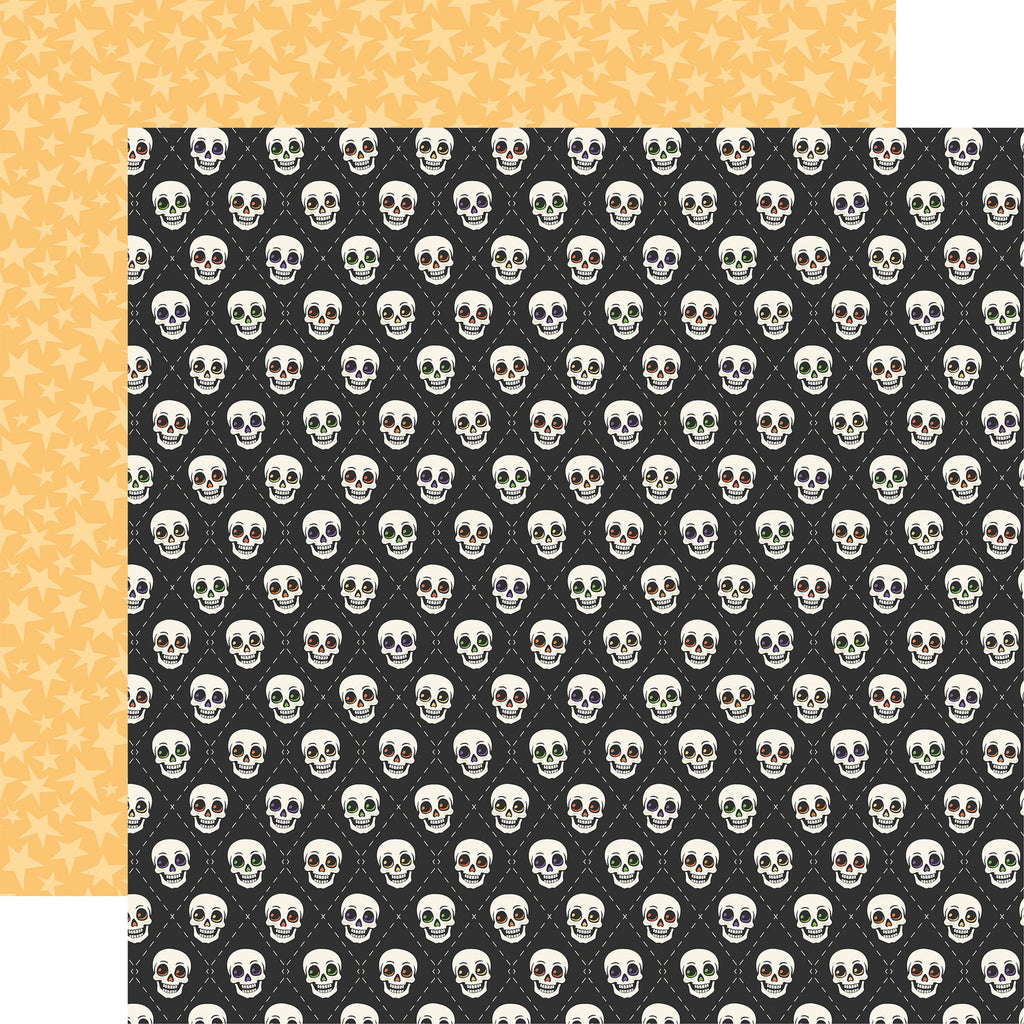 Echo Park Halloween Parade 12 x 12 Collection Kit hpd511016 Bone Chilling Faces