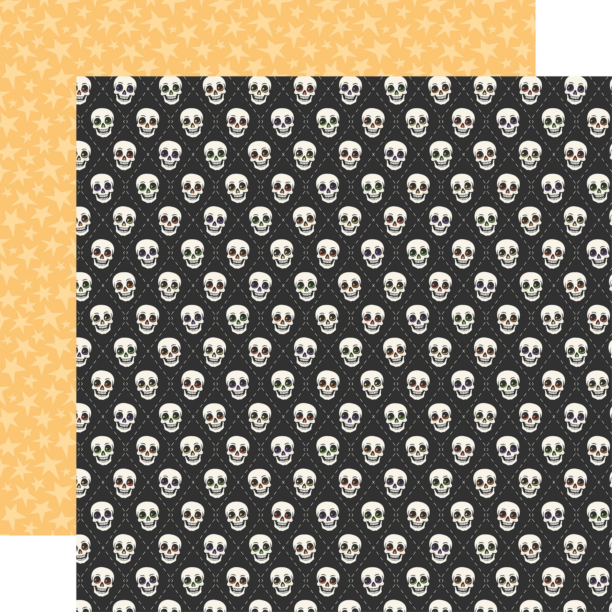 Echo Park Halloween Parade 12 x 12 Collection Kit hpd511016 Bone Chilling Faces
