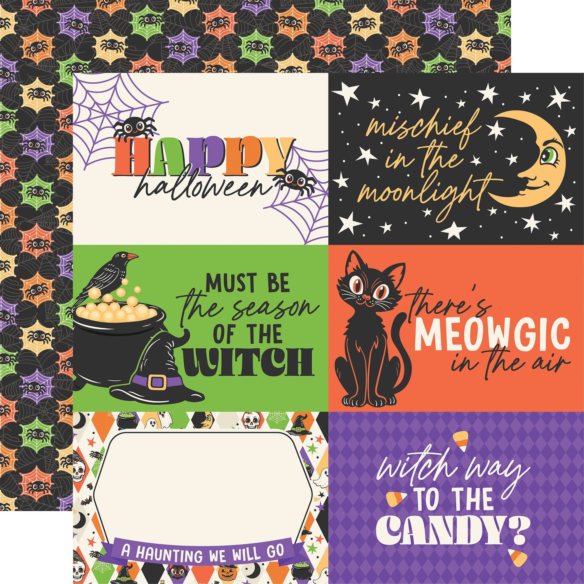 Echo Park Halloween Parade 12 x 12 Collection Kit hpd511016 Haunting Sentiments