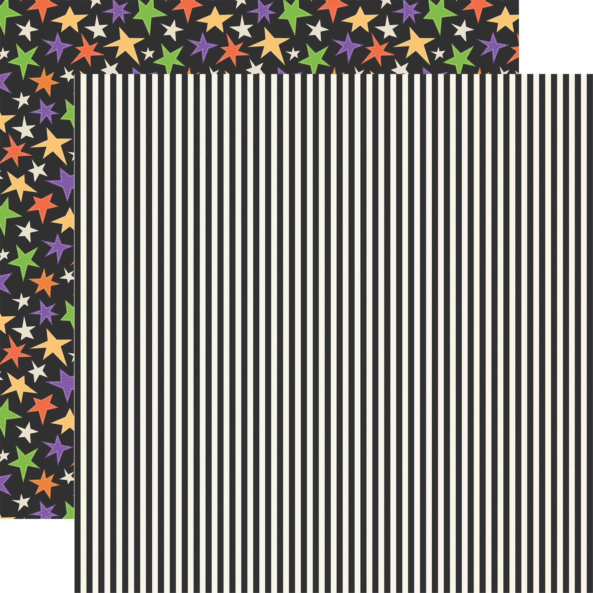 Echo Park Halloween Parade 12 x 12 Collection Kit hpd511016 Spooky Stripes