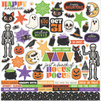 Echo Park Halloween Parade 12 x 12 Collection Kit hpd511016 Stickers