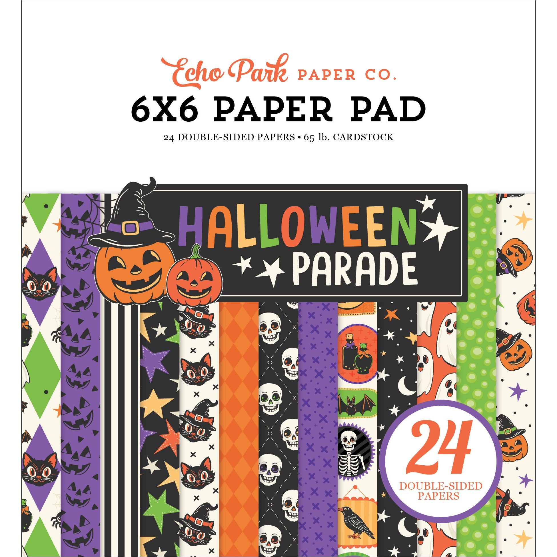 Echo Park Halloween Parade 6 x 6 Paper Pad hpd511023