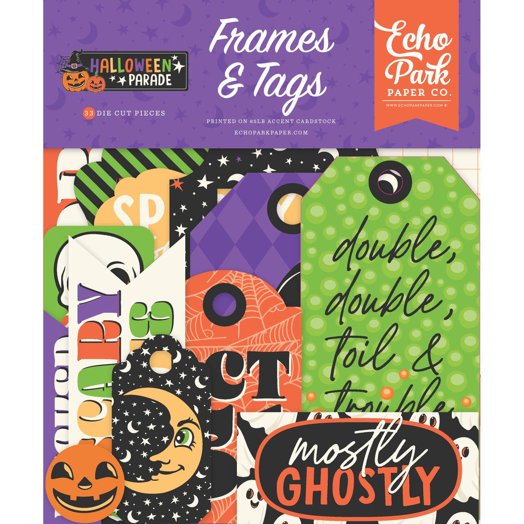 Echo Park Halloween Parade Frames And Tags hpd511025