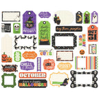 Echo Park Halloween Parade Frames And Tags hpd511025 Haunted Sentiments