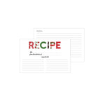 Echo Park Have A Holly Jolly Christmas Recipes Cards rc113 Kitchen Directions Cards