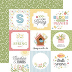Echo Park In Full Bloom 12 x 12 Collection Kit ifb484016 4x4 Journaling Cards