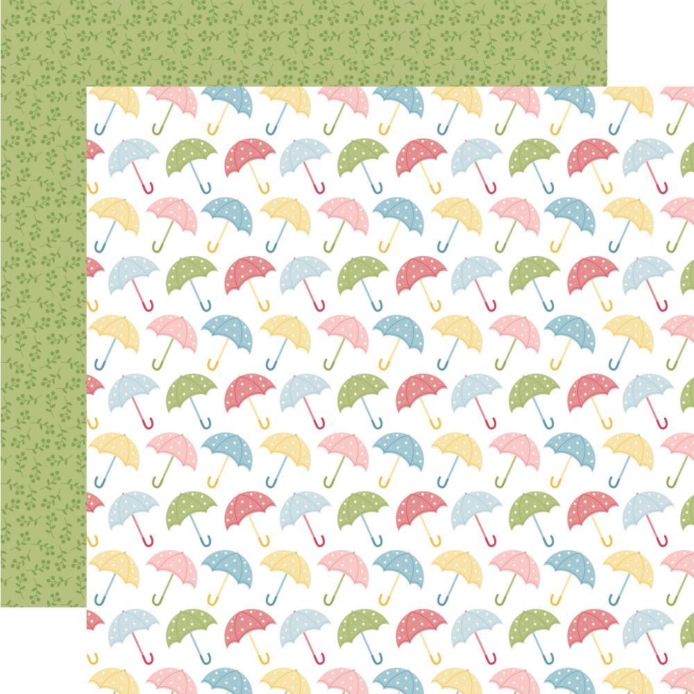 Echo Park In Full Bloom 12 x 12 Collection Kit ifb484016 Hello Spring Umbrellas