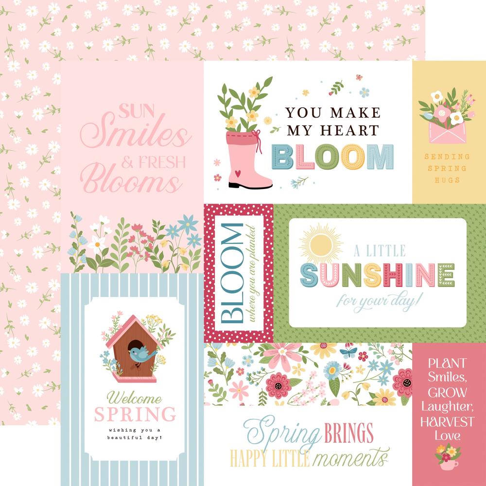 Echo Park In Full Bloom 12 x 12 Collection Kit ifb484016 Multi Journaling Cards
