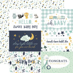 Echo Park It's A Boy 12 x 12 Collection Kit iab278016 Bundle Of Joy Sentiments