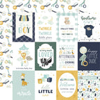 Echo Park It's A Boy 12 x 12 Collection Kit iab278016 Journaling Cards