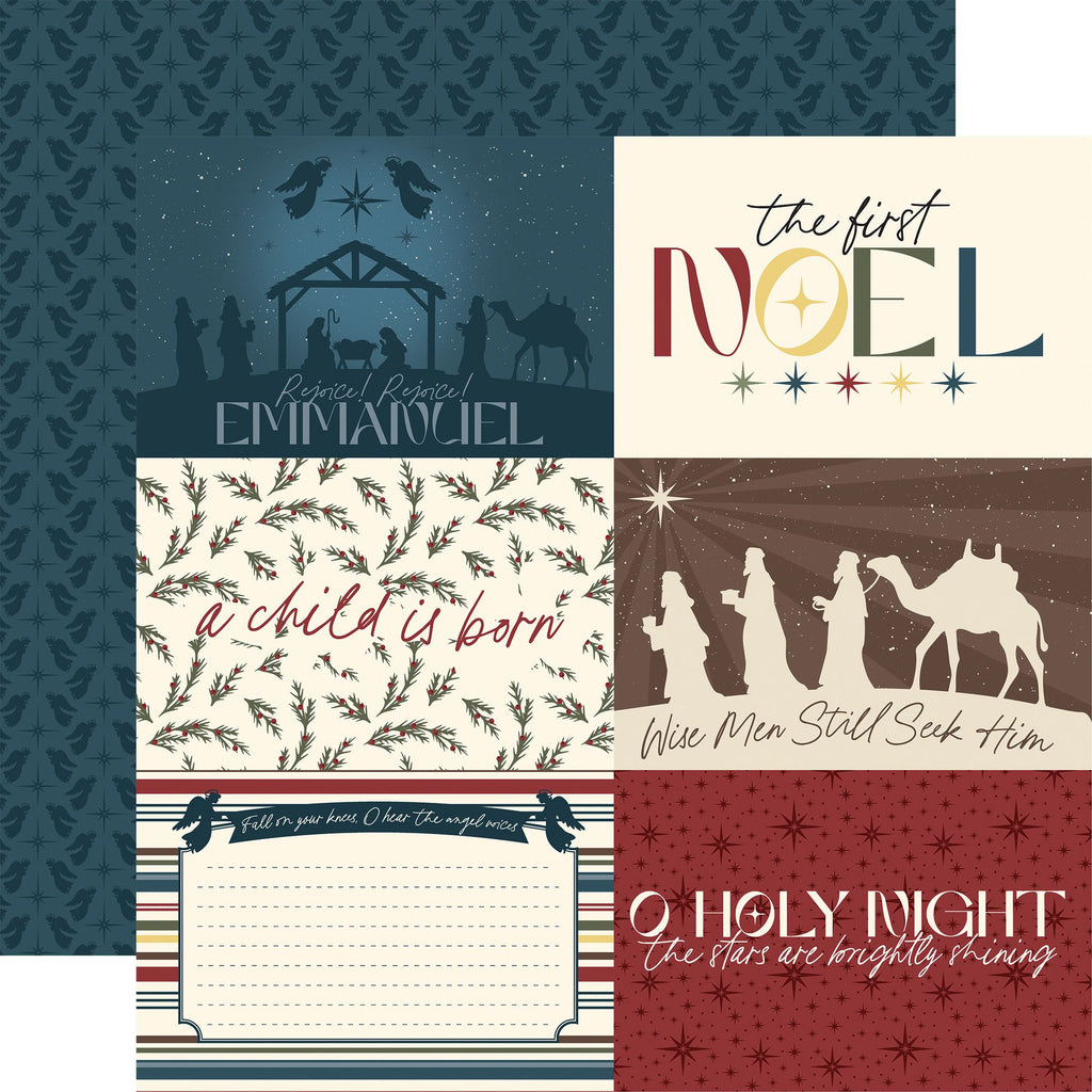 Echo Park Joy To The World 12 x 12 Collection Kit jtw521016 Christmas Sentiments