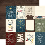 Echo Park Joy To The World 12 x 12 Collection Kit jtw521016 Journaling Cards