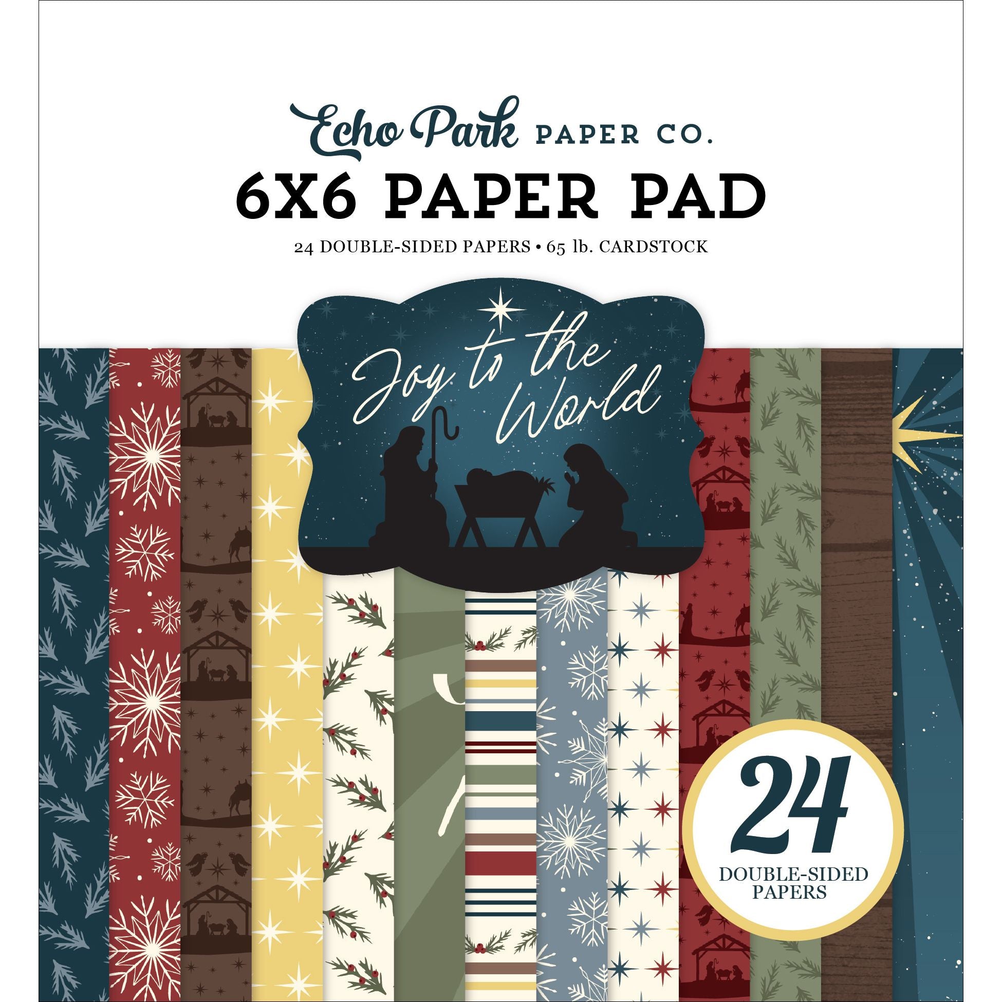 Echo Park Joy To The World 6 x 6 Paper Pad jtw521023
